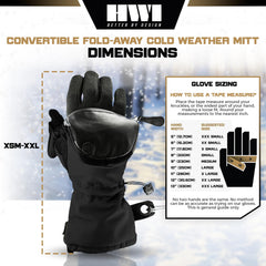 HWI Gear CFCM100 mitt-magnet-closure secures fold-away portion during use