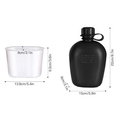 HXBER three-piece canteen kit in compact design for hikers