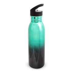 Hy-Pro Real Madrid bottle with folding straw, leak-proof for travel