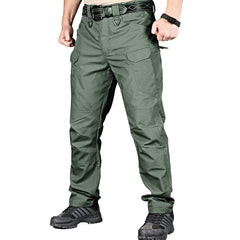 HYCOPROT Men's Tactical Pants full view highlighting rugged cargo design for outdoor versatility.