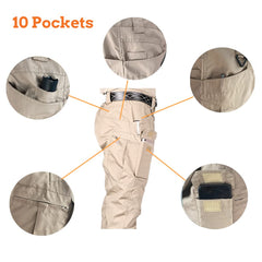 HYCOPROT pants show dedicated phone pocket for quick device access.