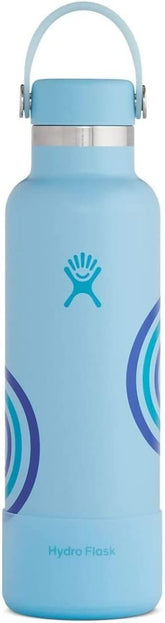Hydro Flask 21oz bottle with stainless steel body for durable, flavor-free hydration on the go.