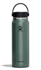 Hydro Flask 32oz Serpentine bottle on trail keeps drinks cold on the move