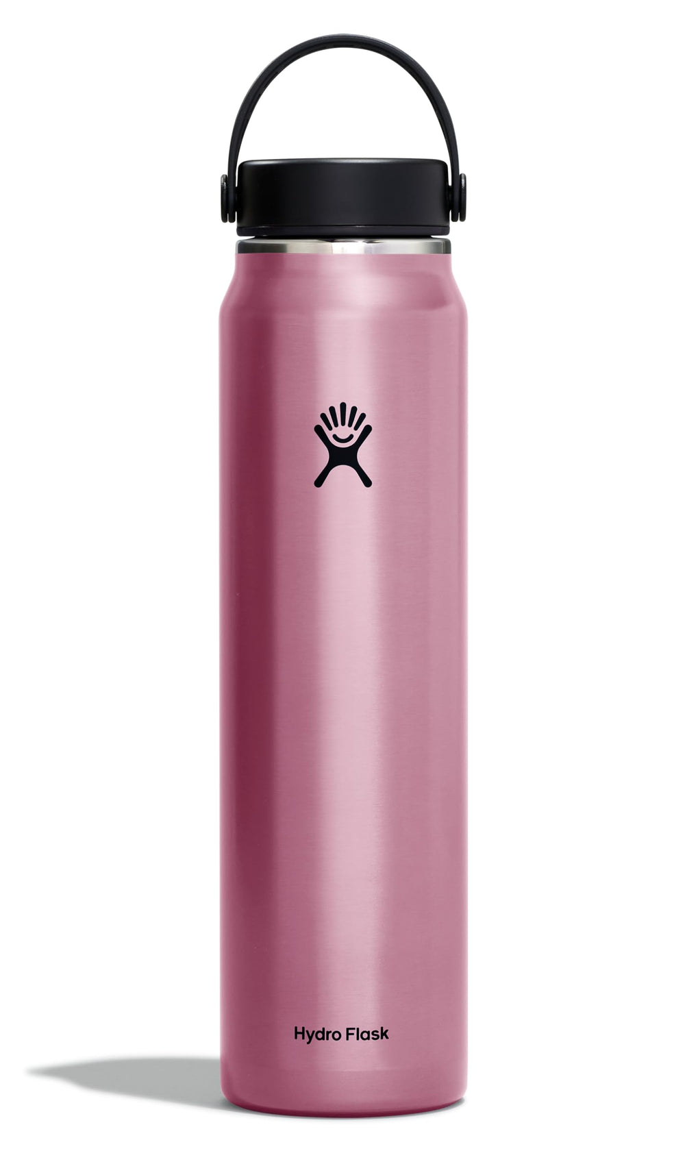 Hydro Flask 32oz Trail Series wide-mouth front view, rugged stainless steel for rugged hikes