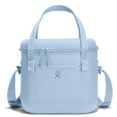 Hydro Flask Carry Out Soft Cooler 12L Surf front view shows compact, on-the-go cooling for day trips.