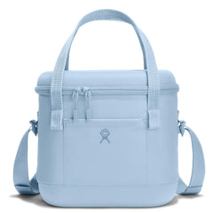 Hydro Flask Carry Out Soft Cooler 12L Surf front view shows compact, on-the-go cooling for day trips.