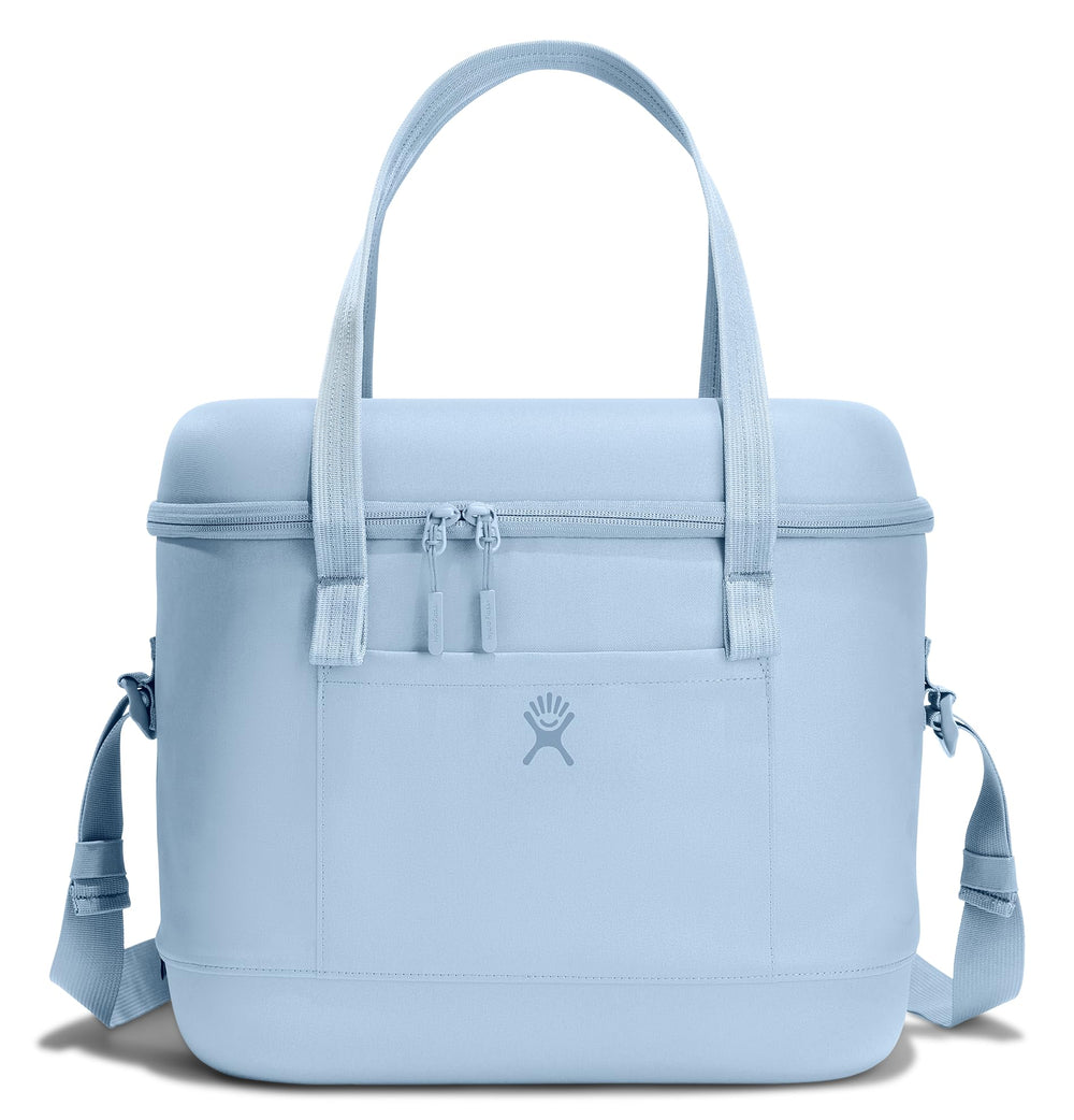 Hydro Flask Carry Out Soft Cooler side view shows 20L capacity for picnics.