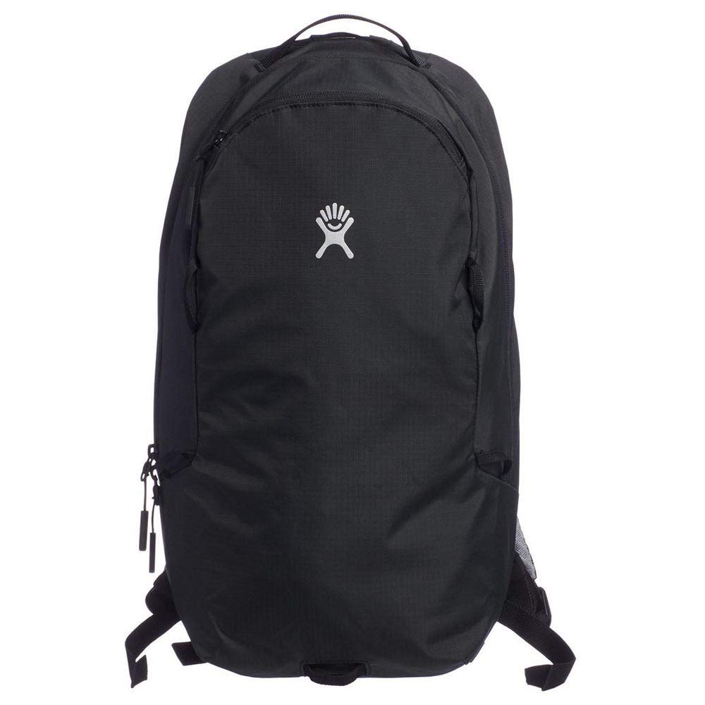 Hydro Flask Down Shift hydration pack front view with accessible pockets for bikes and gear