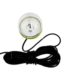 Hydro Glow sea floor dock light with 50ft cord for vibrant green underwater glow.