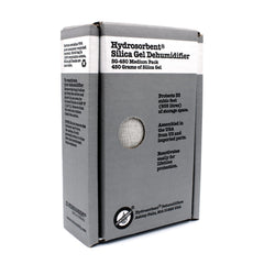 HYDROSORBENT SG450 package front view demonstrating reusable desiccant for safes