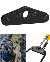 HYG CO Hunting Saddle Hip Pinch Eliminator front view showing pressure relief during long hangs