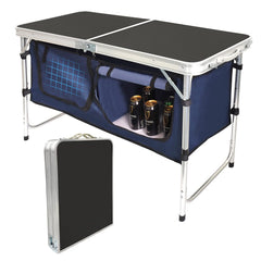 HYMnature folding camping table top offers ample space for outdoor prep and meals.
