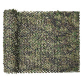 HYOUT camo netting woodland-pattern cover blends with surroundings for camping and hunting.