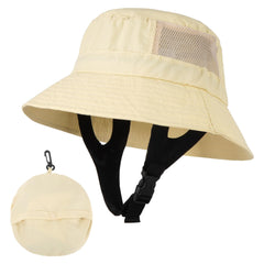 Hyuyikuwol bucket surf hat with chin strap for secure wind-prone days.