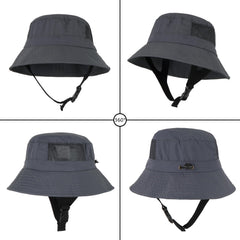Hyuyikuwol bucket surf hat worn on head for secure water sport wear