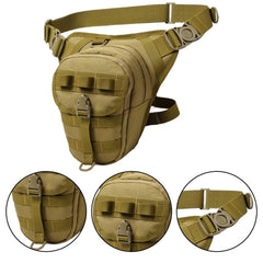 HZZSBU drop leg bag adjustable strap ensures secure fit for varied waist and leg sizes.