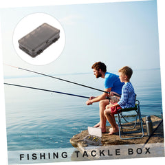 ibasenice double-side storage box with removable inserts for flexible layout