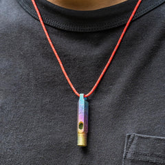 iBasingo Ti9015O paracord lanyard keeps whistle accessible during workouts