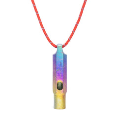 iBasingo Ti9015O sandblasted finish whistle for rugged outdoor durability