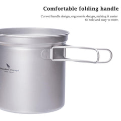 iBasingo titanium 500ml pan for efficient frying with even heat