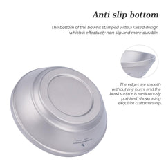 iBasingo bowl anti-scald double-wall design keeps hands comfortable during meals away from home.