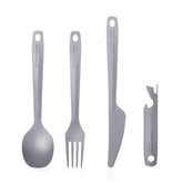iBasingo titanium knife in compact form for easy camping meals