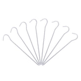 iBasingo titanium 200mm peg shows thick, sturdy design for firm ground grip