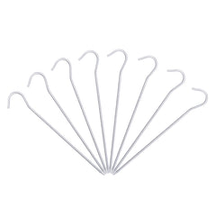 iBasingo titanium 200mm peg shows thick, sturdy design for firm ground grip