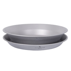 iBasingo titanium plate 174mm for ultralight trail meals