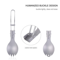 iBasingo spork ultralight 18g for backpacking meals
