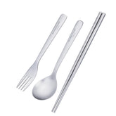 ibasingo titanium utensils long-handle spoon for easy scooping during outdoor meals