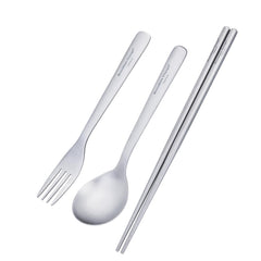 ibasingo titanium utensils long-handle spoon for easy scooping during outdoor meals