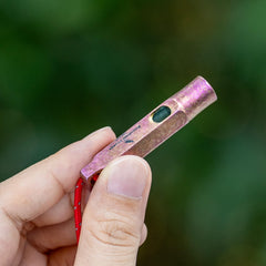 iBasingo Titanium Whistle with lanyard clip keeps you prepared on runs.