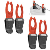Ice Fishing Rod Holder for Bucket - 2-Pack attached to bucket