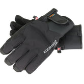 ICEARMOR gloves waterproof close-up showing neoprene durability on ice