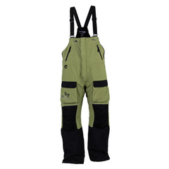 IceArmor Delta Float Bib front view shows waterproof fabric for warmth on the ice.