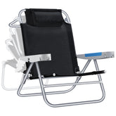 ICECO backpack chair front view with a wide 23-inch seat for comfortable all-day lounging.