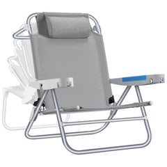ICECO backpacking beach chair in 5-position recliner for versatile outdoor seating