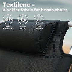 ICECO beach chair cup holders keeping drinks within reach outdoors