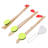 Ice Fishing Flag base provides stable, hands-free operation on the water.