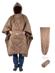 iClimb hooded 3M Thinsulate blanket closeup for warm nights