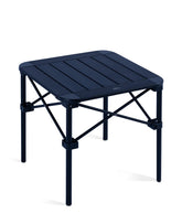 iClimb folding table roll-up top demonstrates portable stability for camping and picnics
