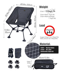 iClimb ultralight chair back-support webbing supports comfortable posture