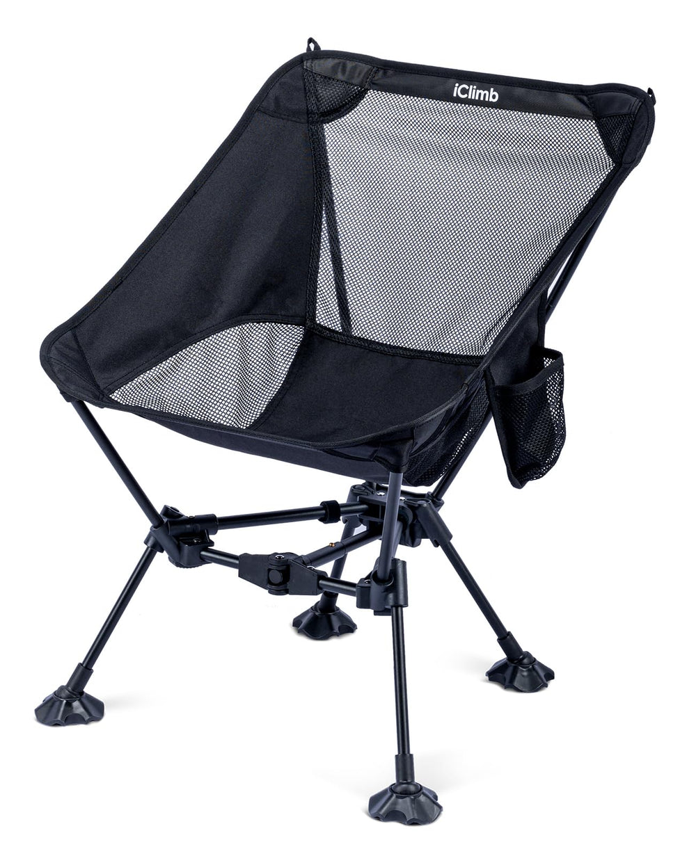 iClimb Ultralight Chair on beach sand for stable seating