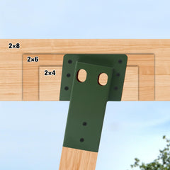 ICokin 4x4 heavy-duty bracket set with screws for quick installation