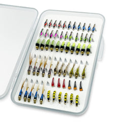 IEVEI 61-pcs fly fishing flies kit – assorted trout fly patterns