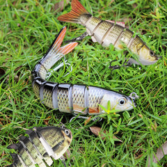 Varied imitation lures: 8-section and 6-section designs