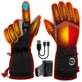 IFWATER upgraded heated gloves front view deliver warm hands in chilly weather