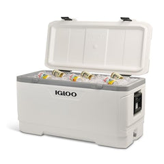 Igloo Latitude Marine Ultra White Cooler side view rugged for boat decks