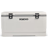 Igloo 150 QT Latitude Marine Ultra White Cooler top view keeps gear cool on sea adventures